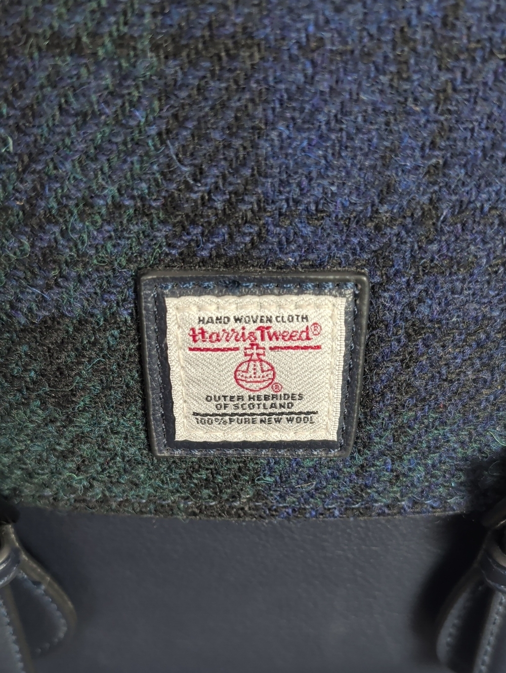 Classic Black Plaid Satchel Crossbody Bag - Picture 3 of 16